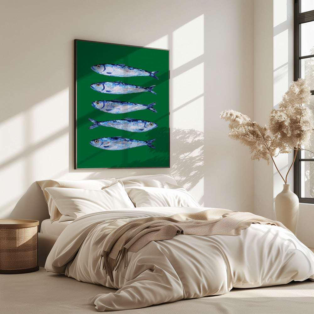 Sardinen Waldgrün | Poster