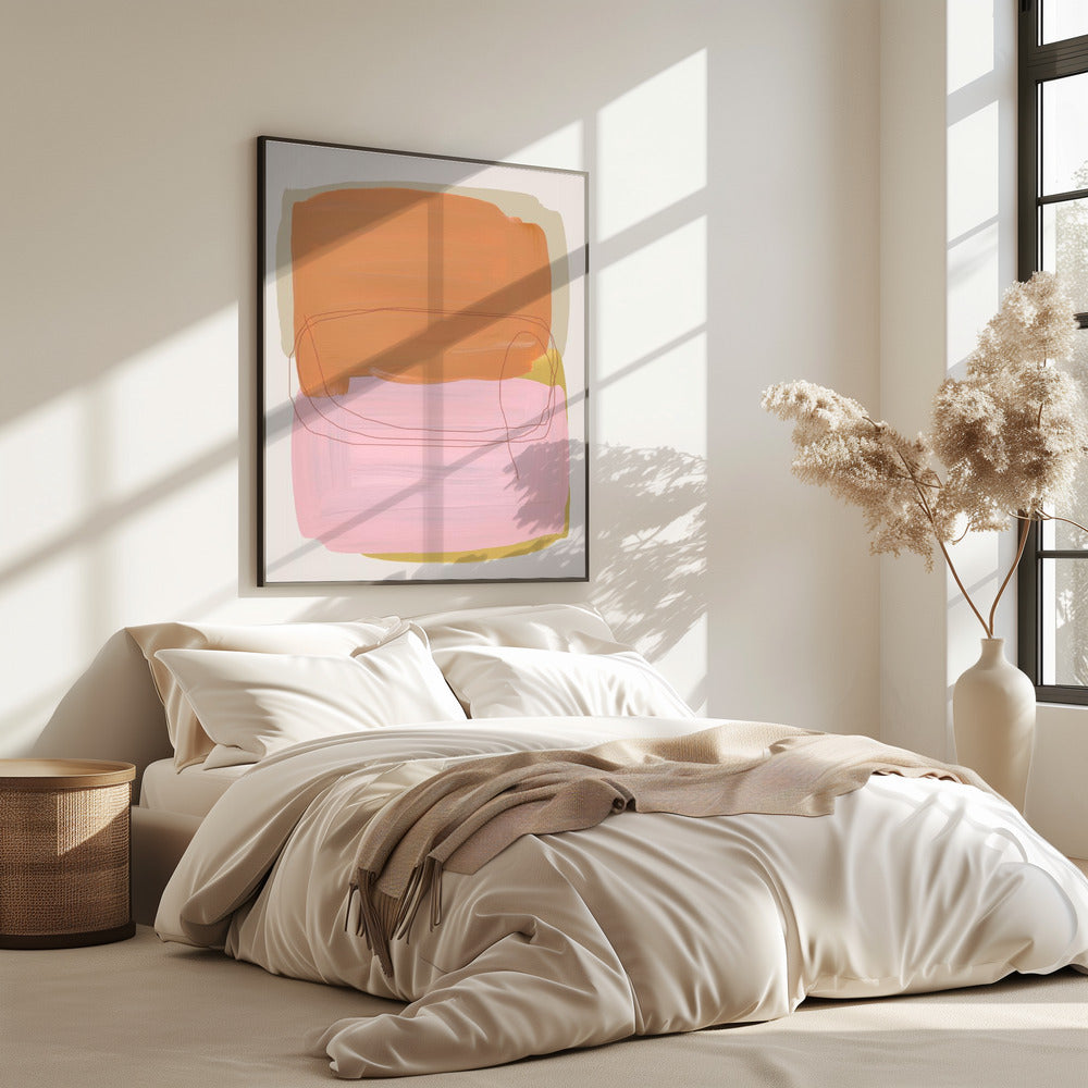 Abstrakte Pinselstriche 121 | Poster