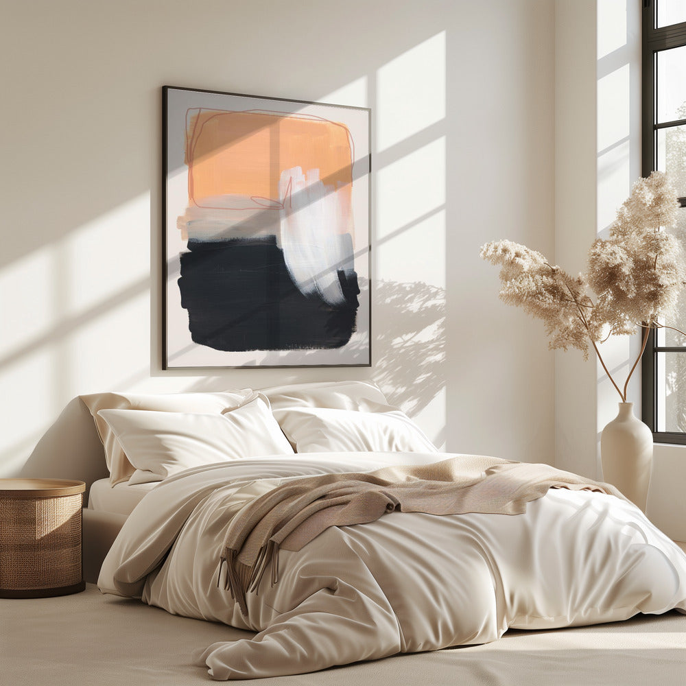 Abstrakte Pinselstriche 122 | Poster