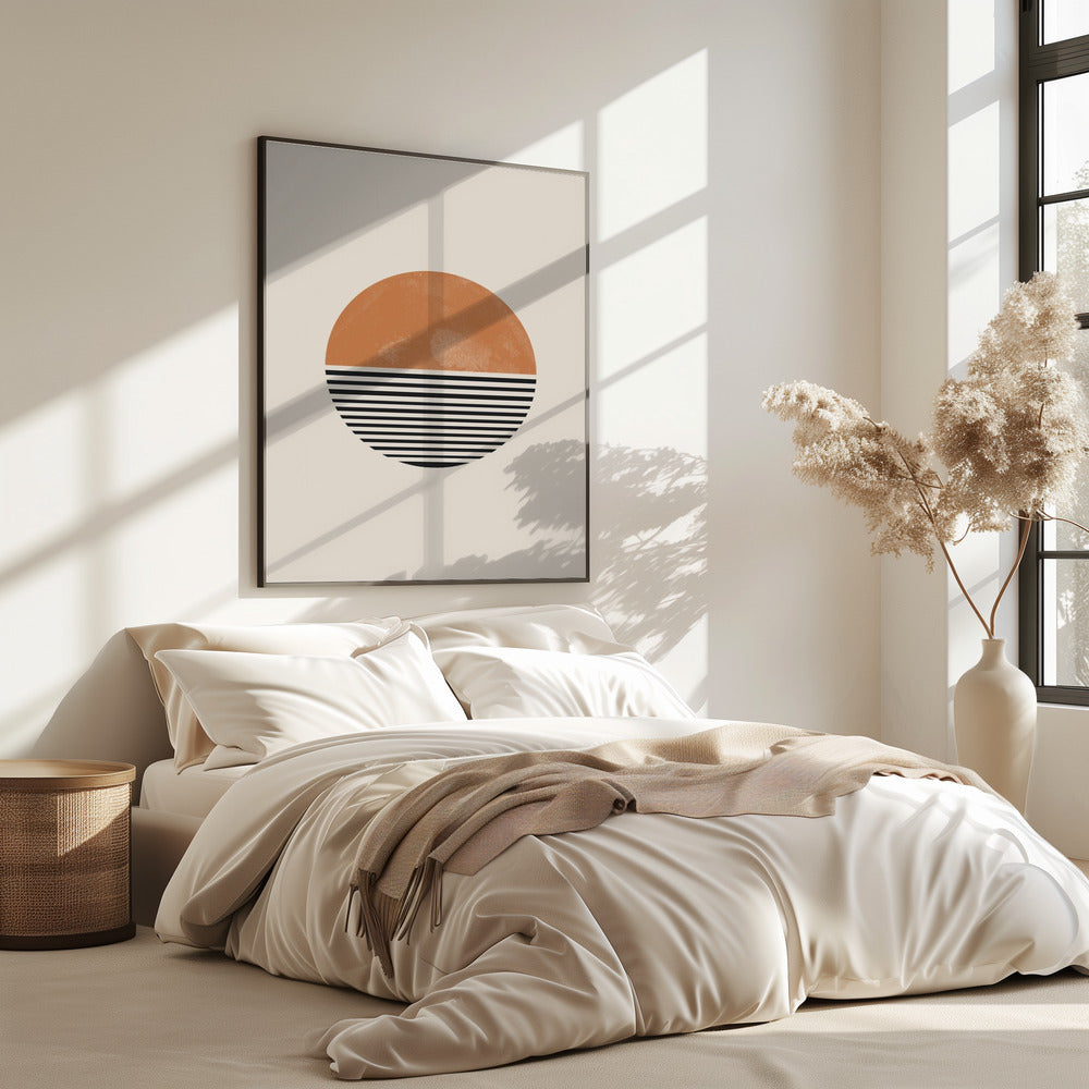 Gestreifter Horizont | Poster