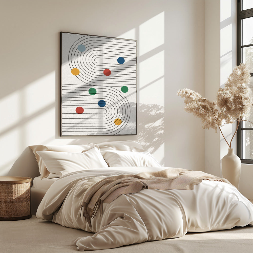 Geschwungene Wege | Poster