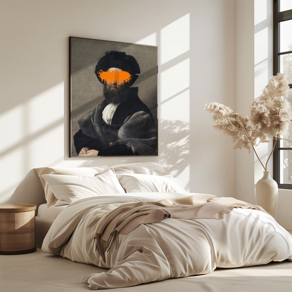 Orange Vandal Splash | Poster