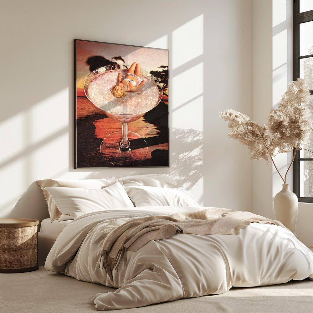 Glitzer Pink Margarita | Poster