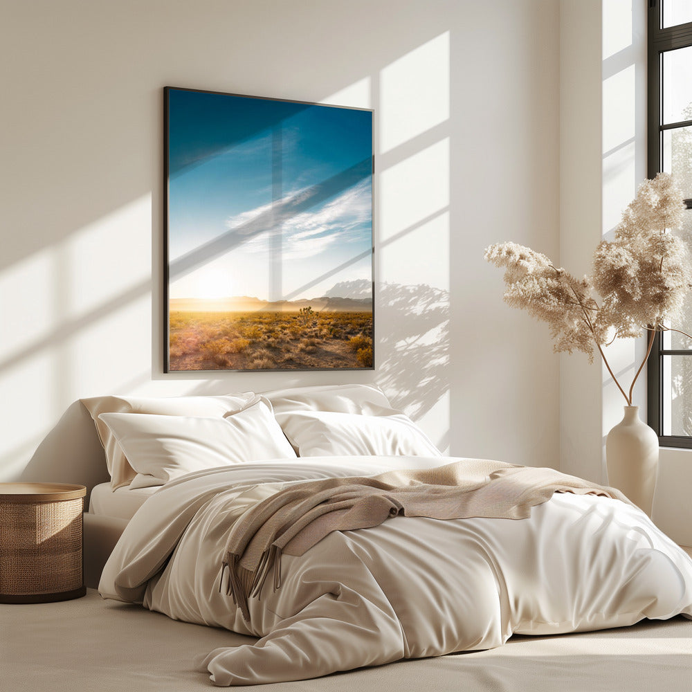 Sonnenaufgang in der Wüste von Nevada | Poster