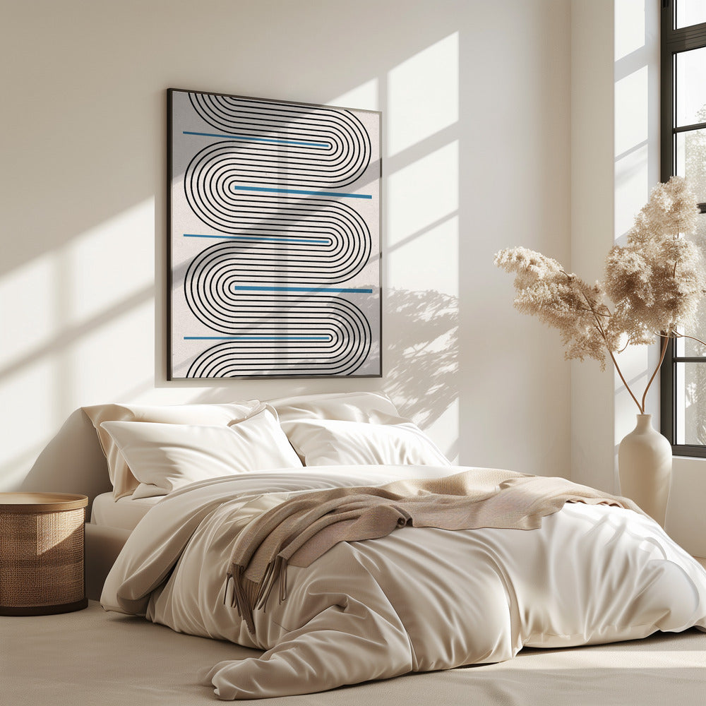 Harmonie geschwungener Linien | Poster