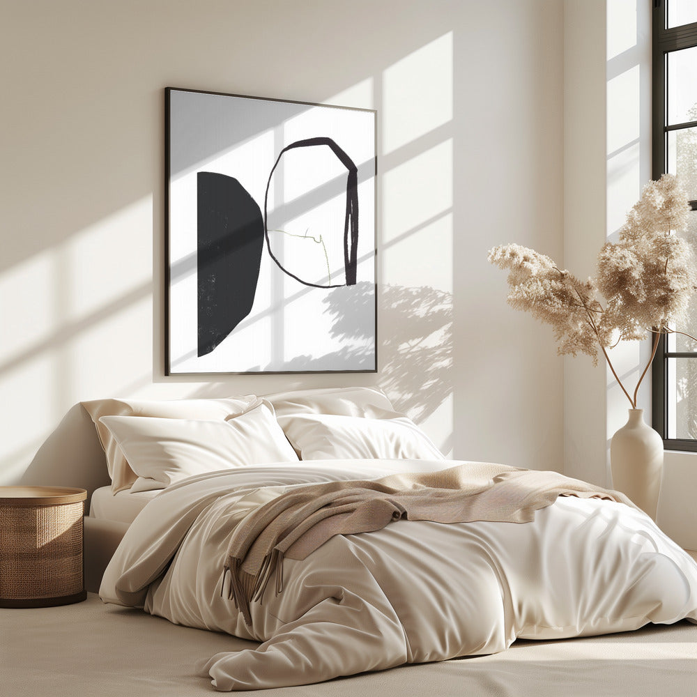 Geometrische Formen und kontrastierende Farben | Poster
