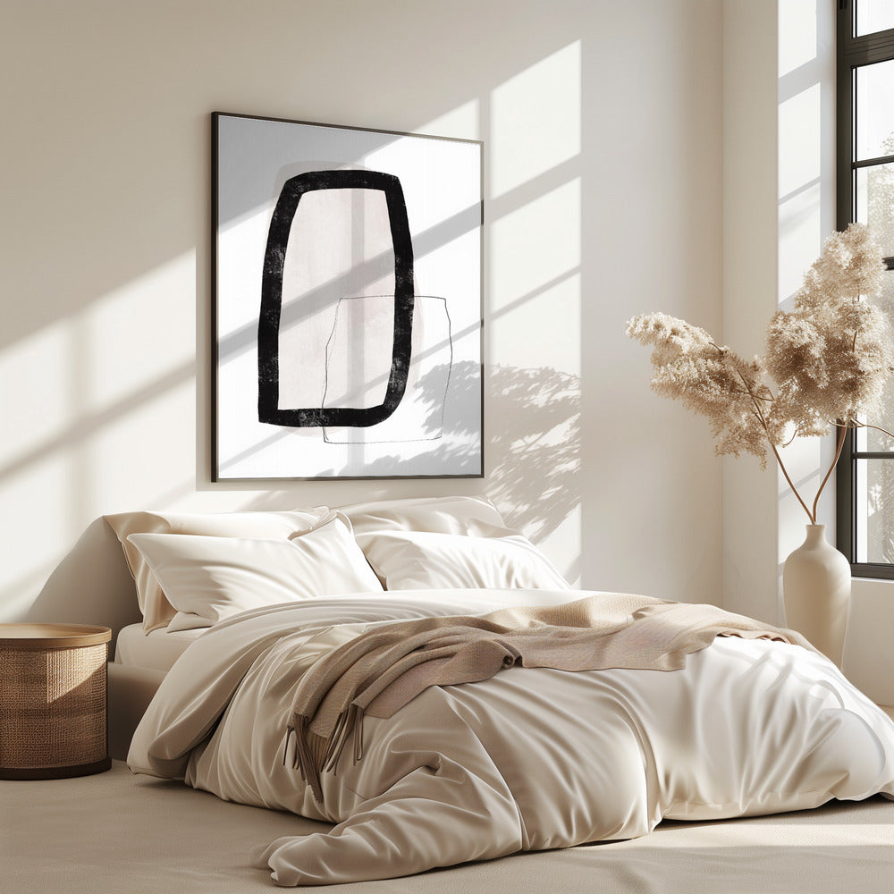 Monochrome Schichten | Poster