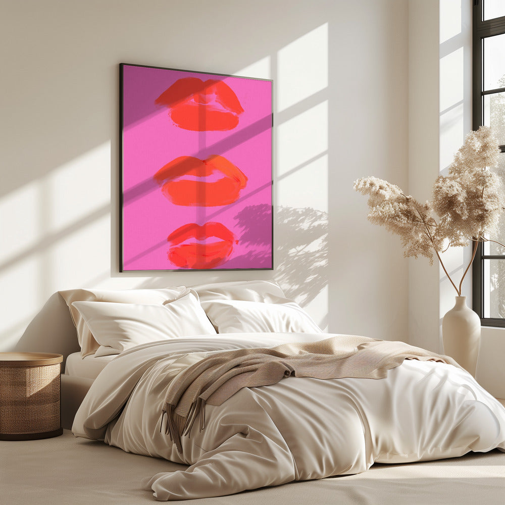Neon Pout Serie | Poster