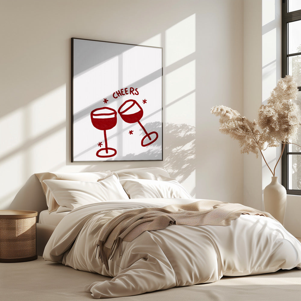 Weinglas-Feier | Poster