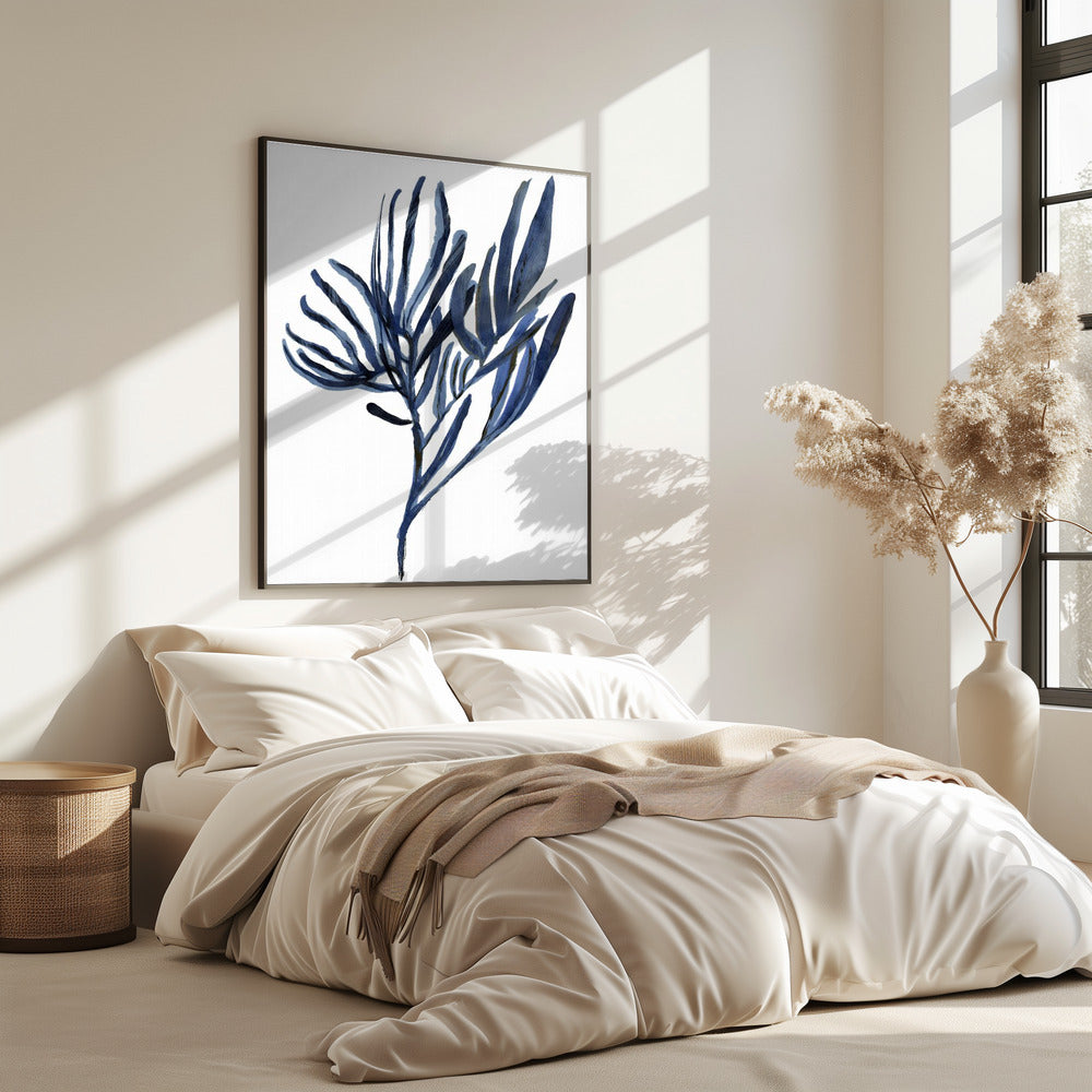 Blaues Wasserpflanzen-Poster 2 | Poster