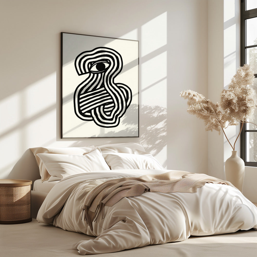Drittes Auge abstrakt | Poster