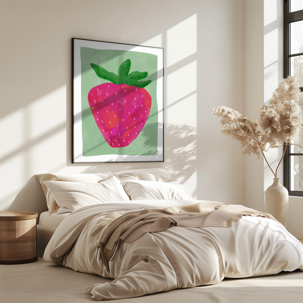 Vibrant strawberry | Poster