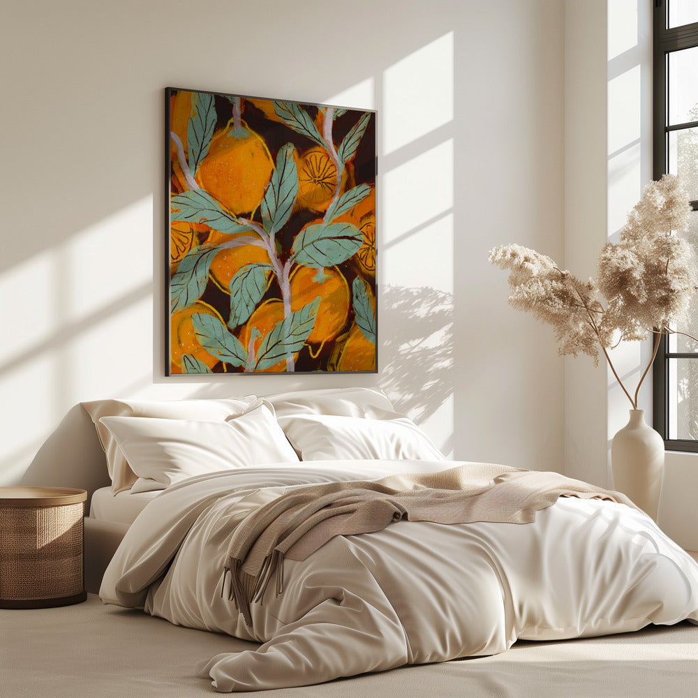 Orangengarten-Vibes | Poster