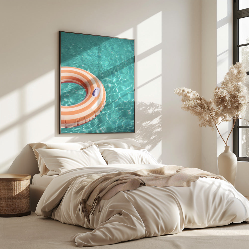 Peach Fuzz Schwimmbadspaß | Poster