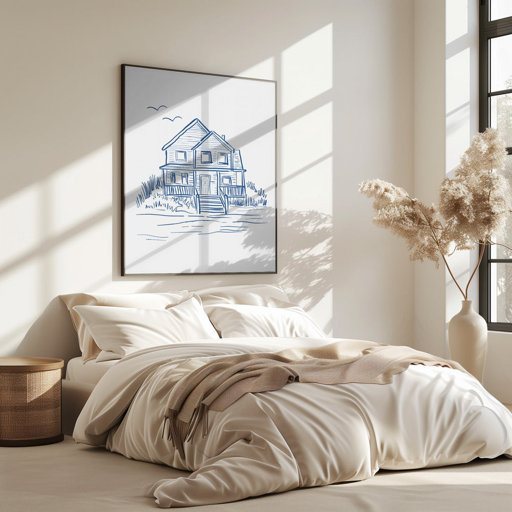 Strandhaus auf Nantucket | Poster