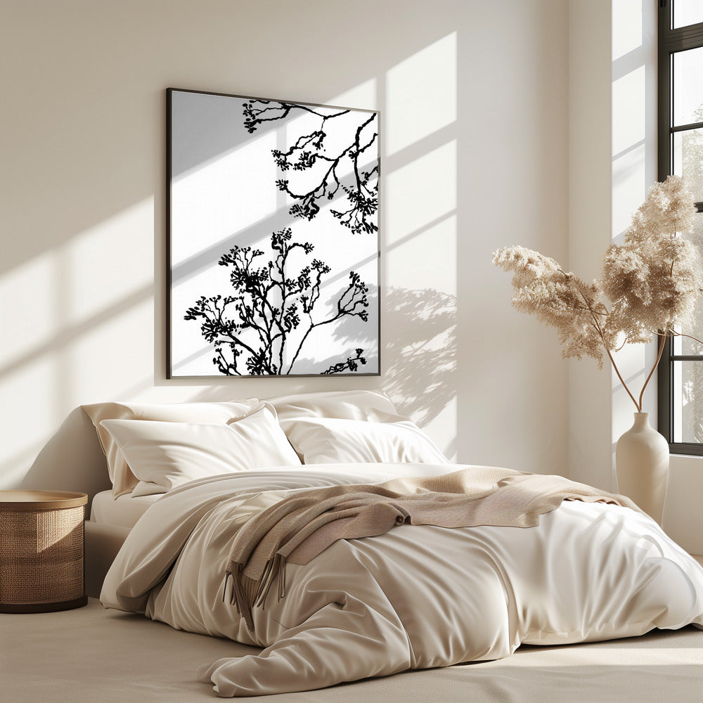 Blütenbäume Silhouette | Poster