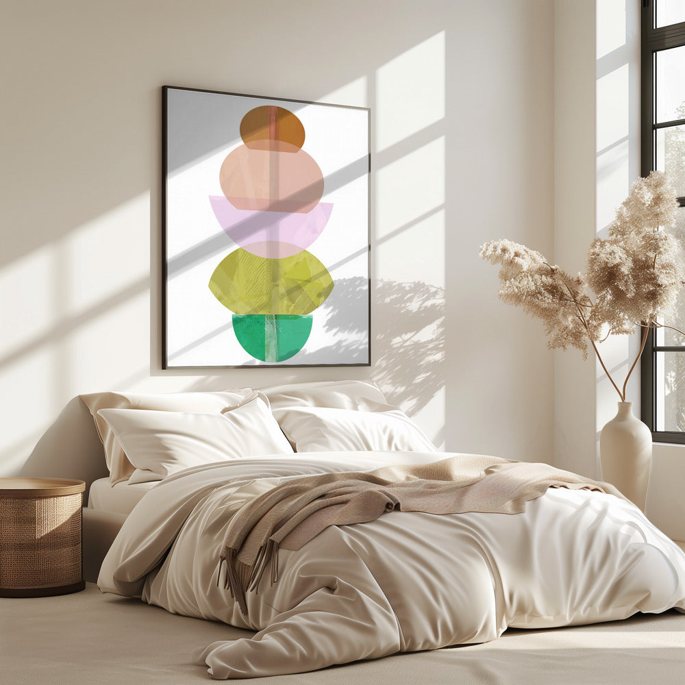 Farbige Formen Stapel 2 | Poster