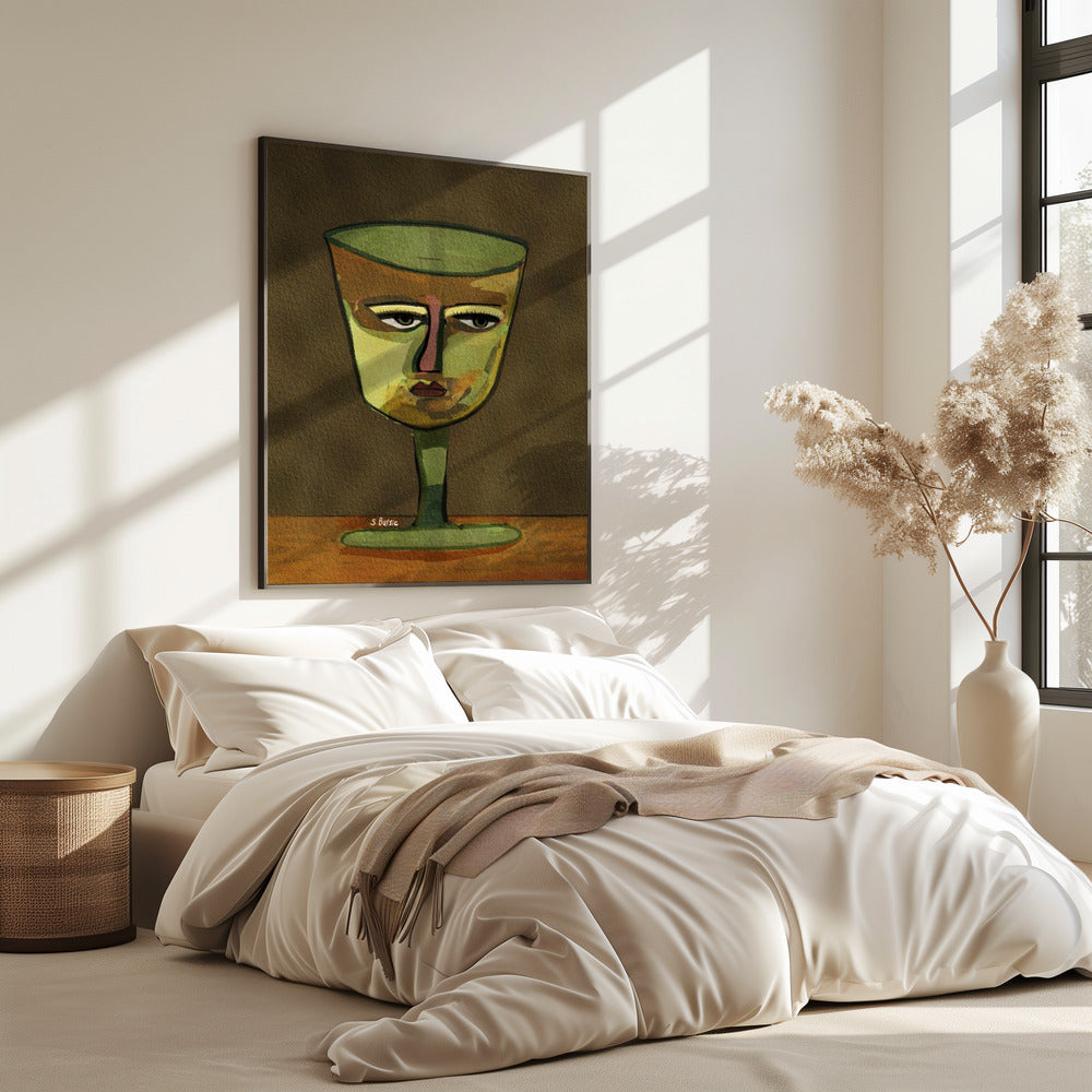 Weinglas LADY braun | Poster