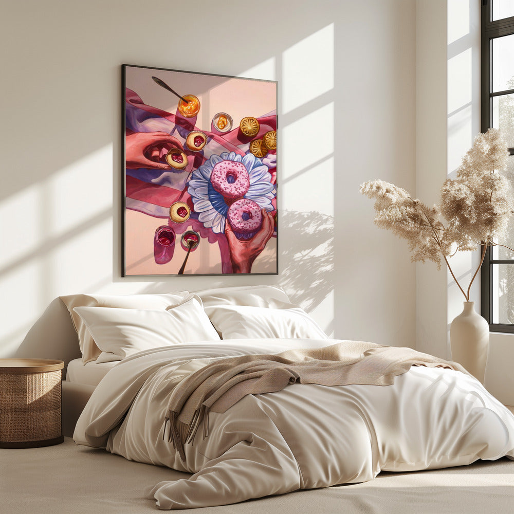 Mittwochs essen wir Pink | Poster