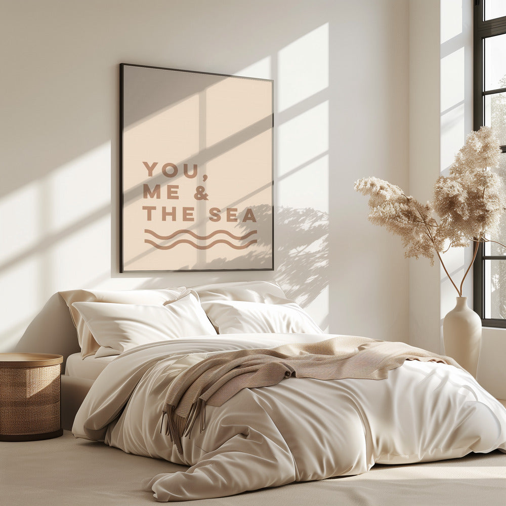 Du, ich und das Meer (Sand) | Poster