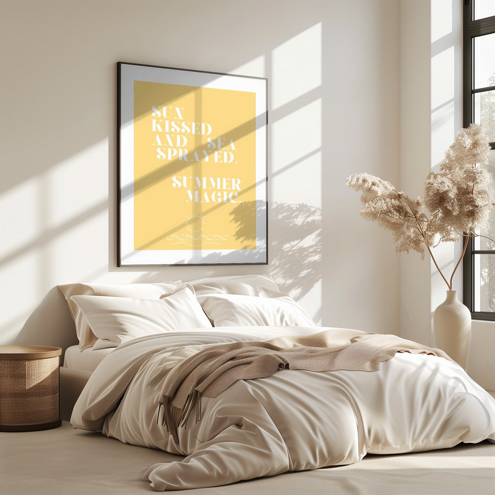 Summer magic, Quote + Illustration | Poster