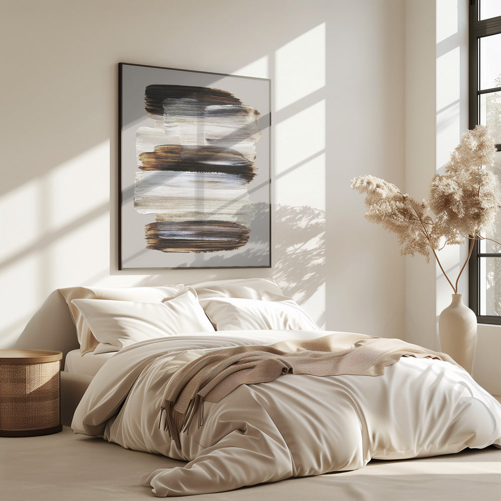 Abstrakte Pinselstriche 108 | Poster