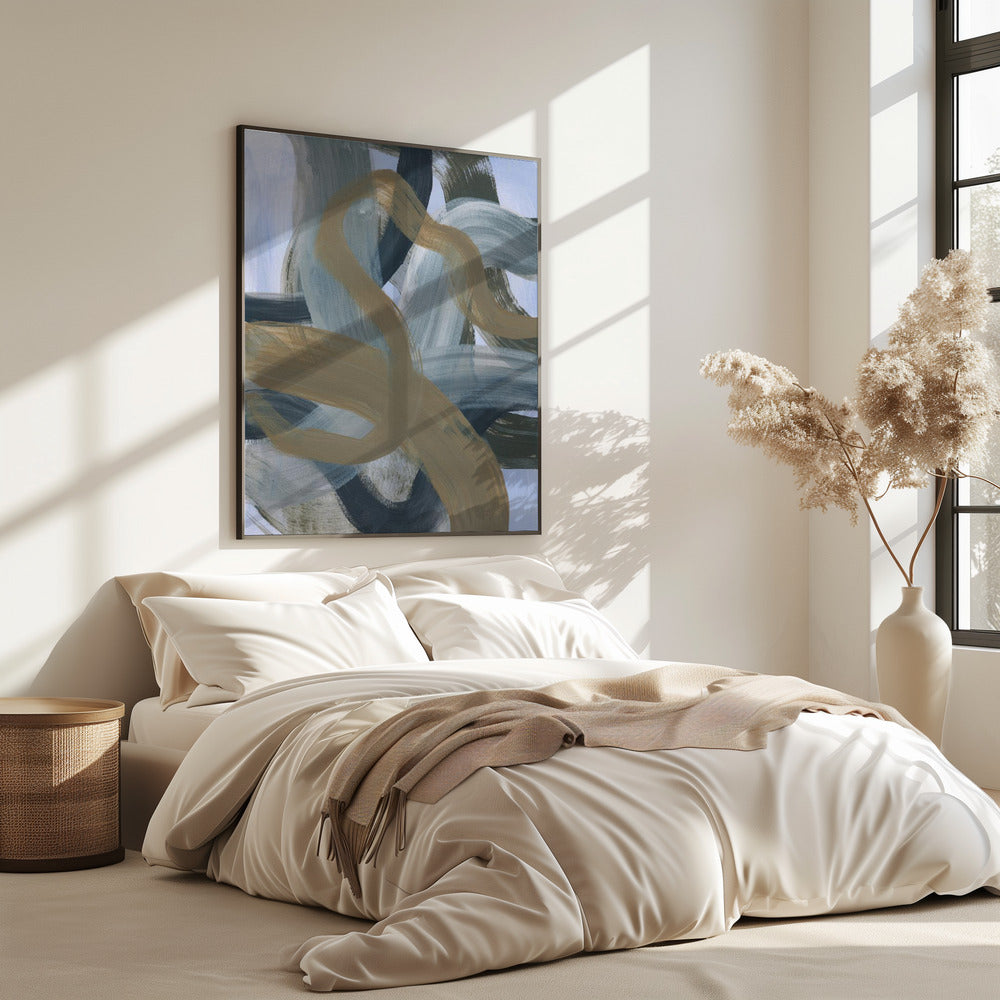 Abstrakte Pinselstriche 124 | Poster