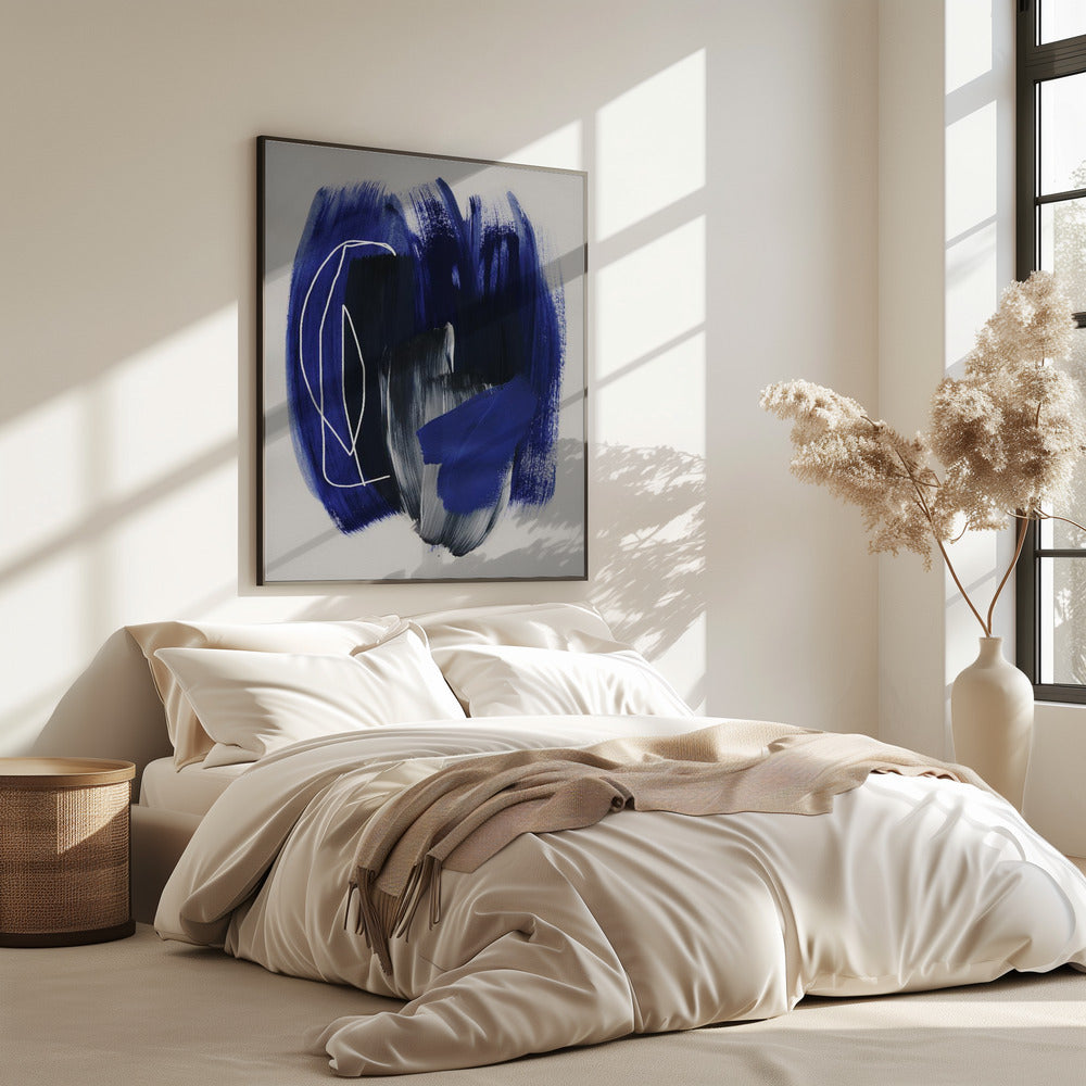 Abstrakte Pinselstriche 158 | Poster