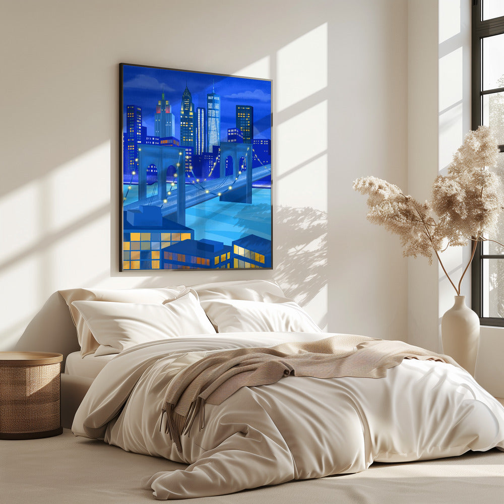 New York bei Nacht | Poster
