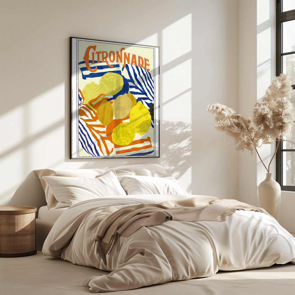 Citronnade Orange and Blue | Poster