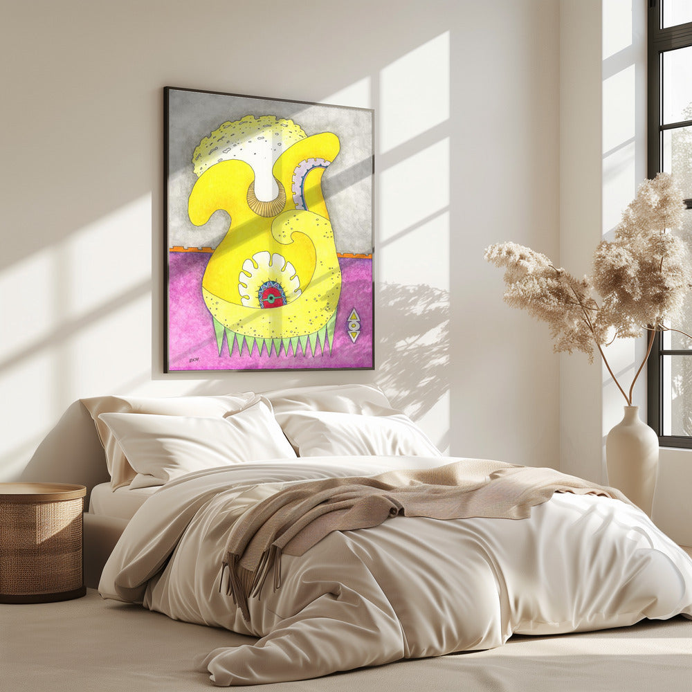 Gelbe Rose | Poster
