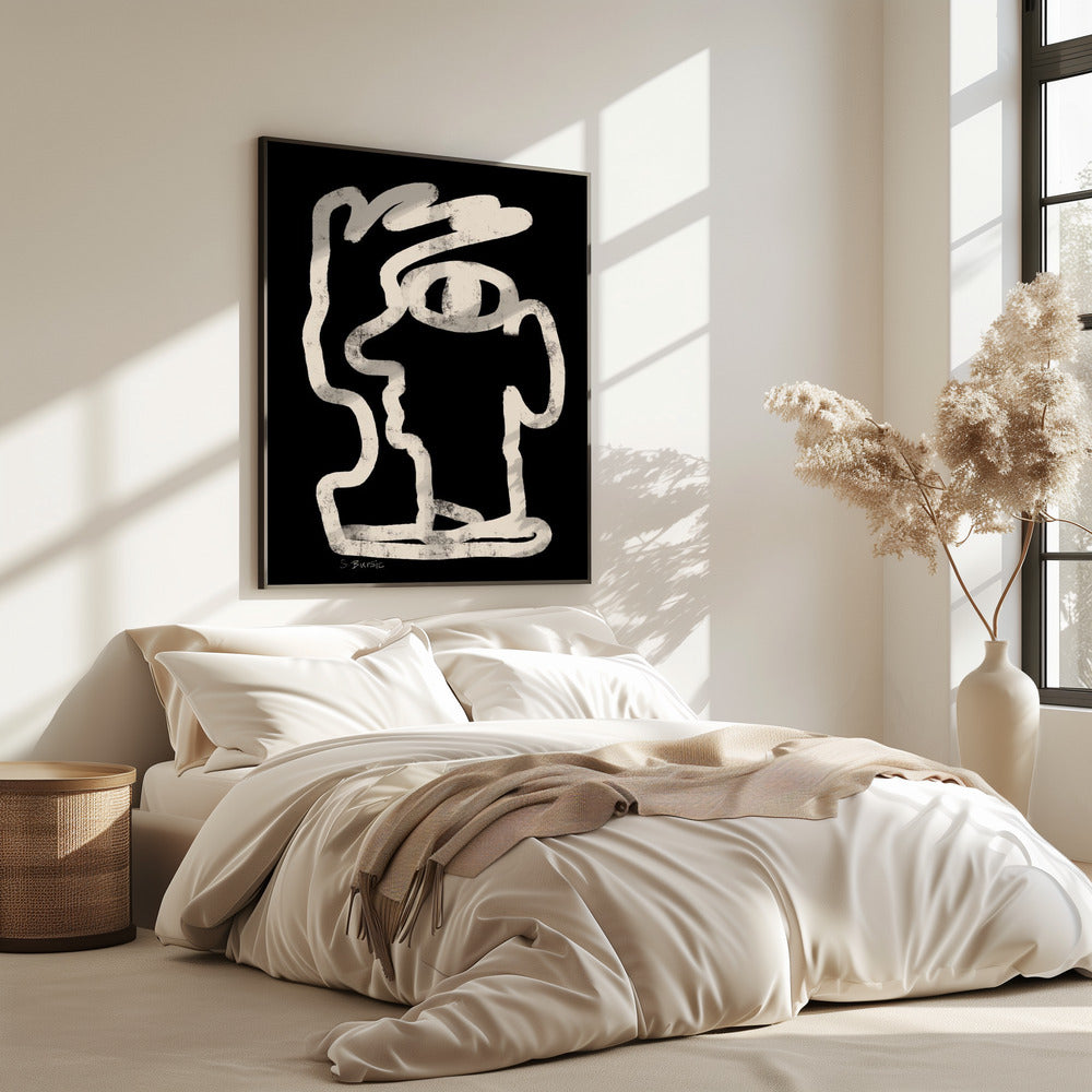 Gesichtslinienkunst | Poster