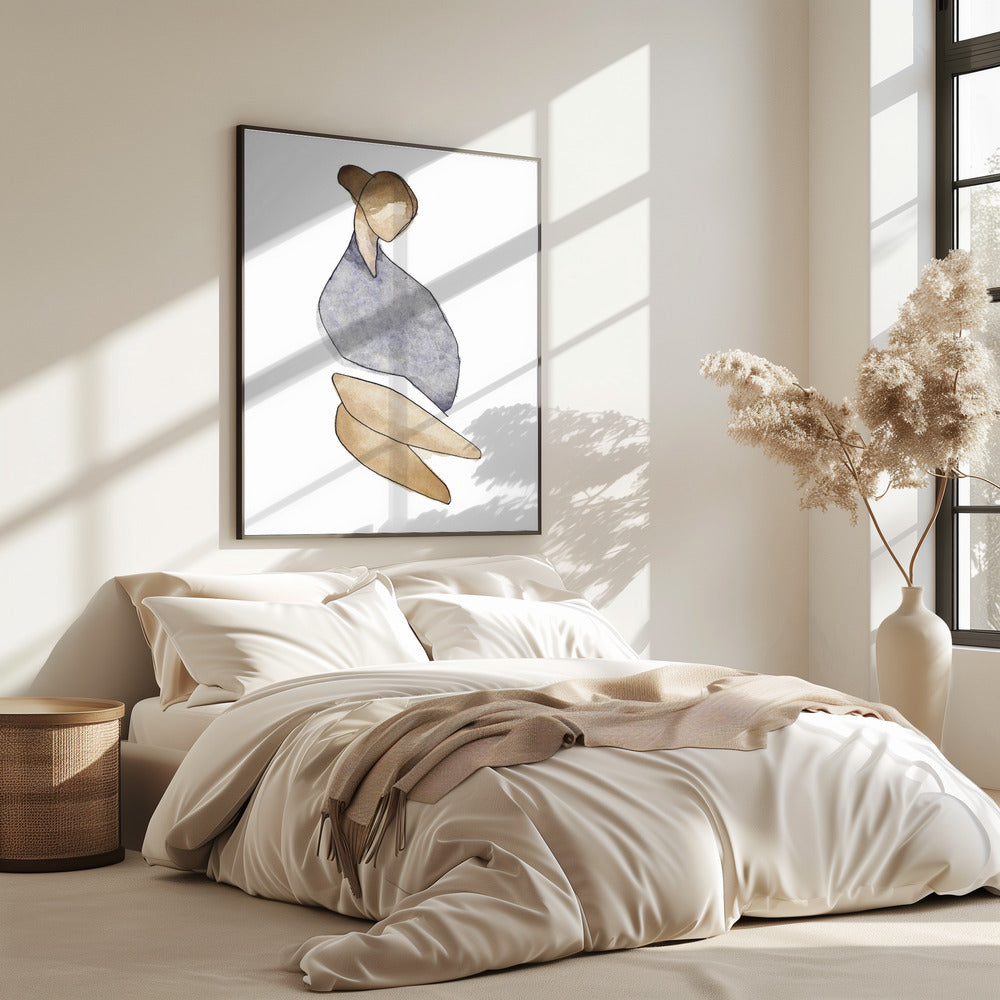 Sitzende Frau Nr. 11 | Poster