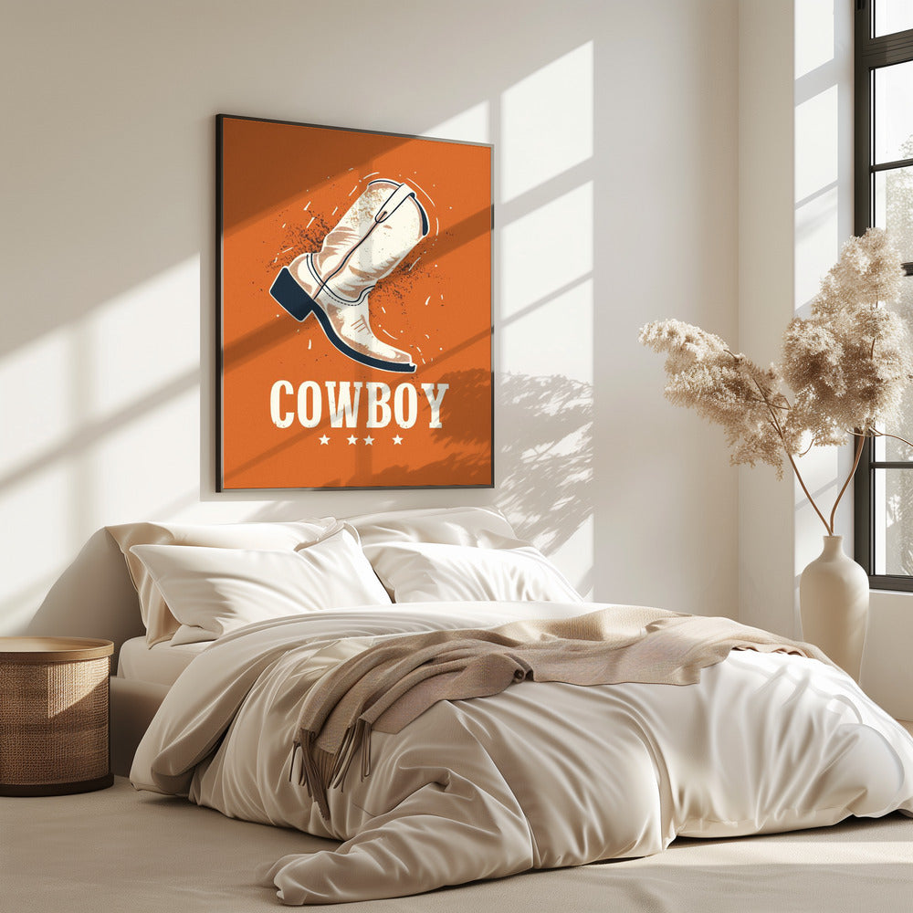 Cowboystiefel Vintage | Poster