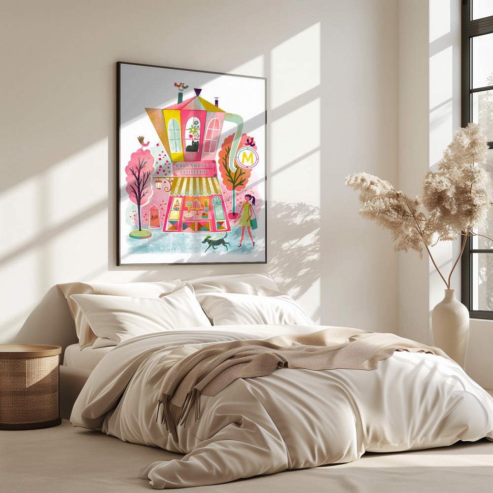 French Coffee Patisserie Vintage | Poster