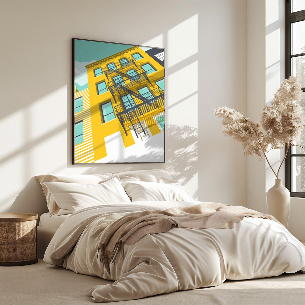 NYC Brooklyn Gelb | Poster