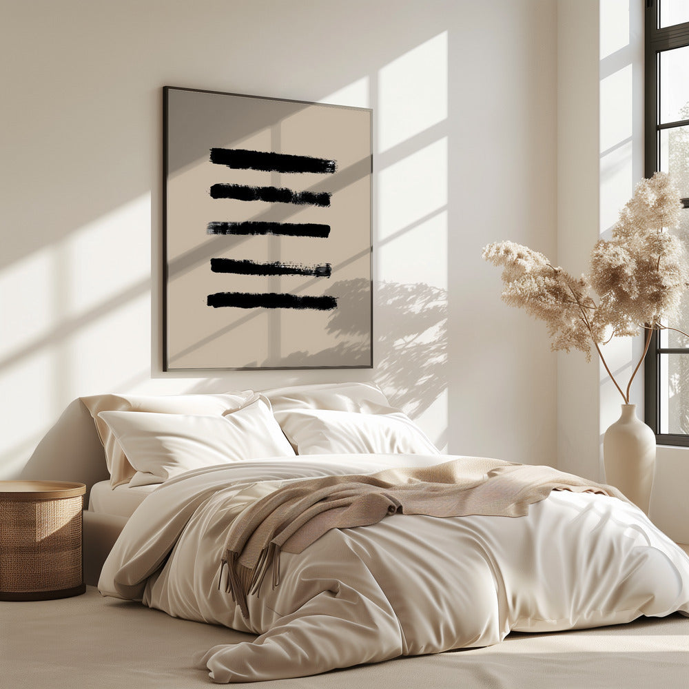 Mutige Striche Harmonie | Poster