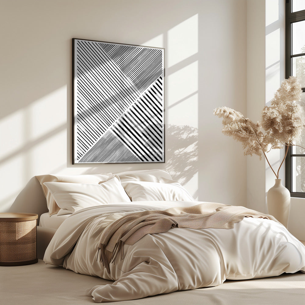 Diagonale Muster | Poster