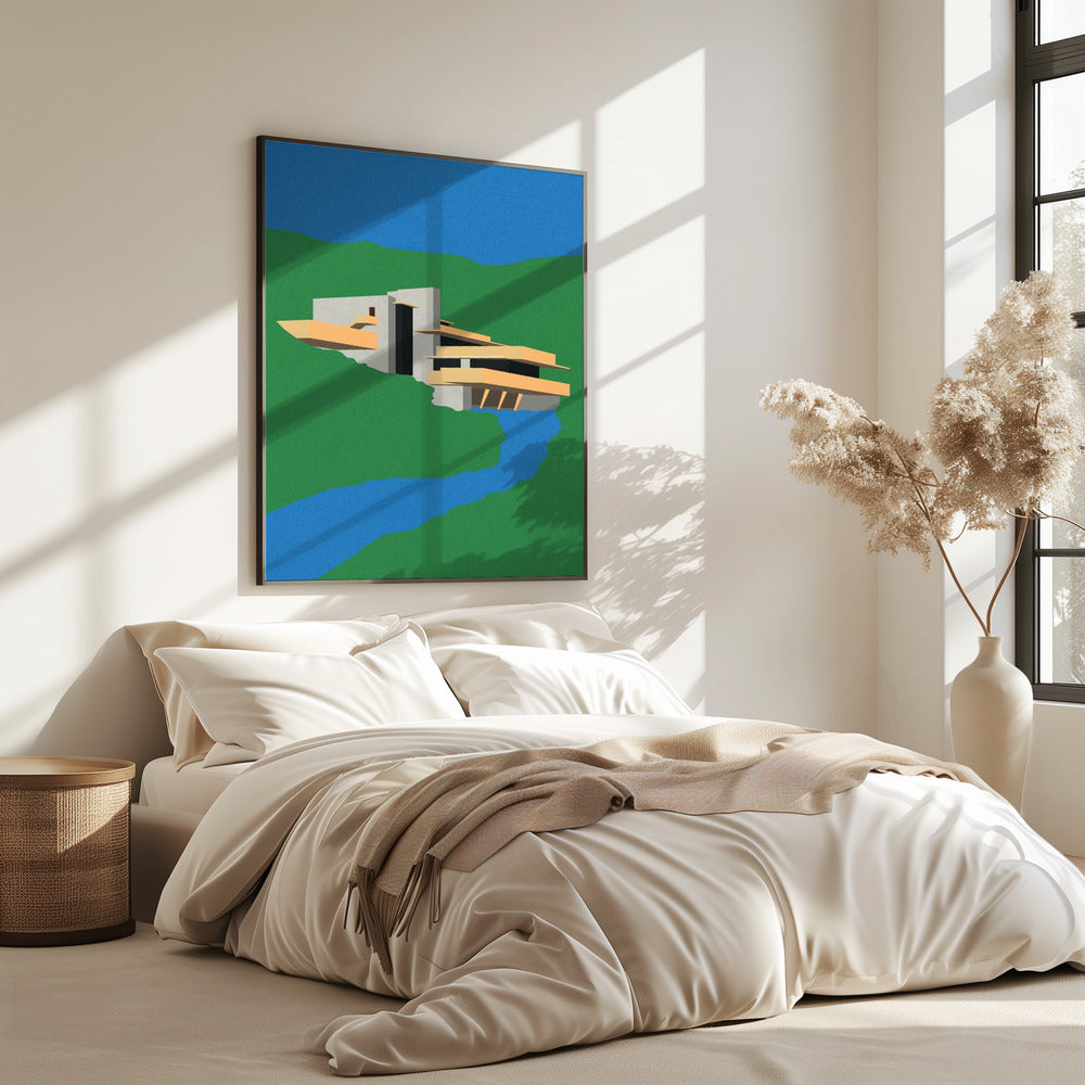 Frank Loyd Wright Fallendes Wasser | Poster
