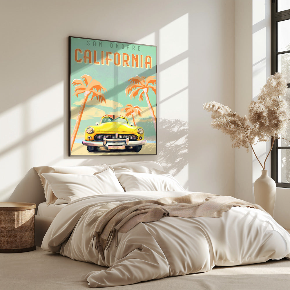 Kalifornien Surf Poster | Poster