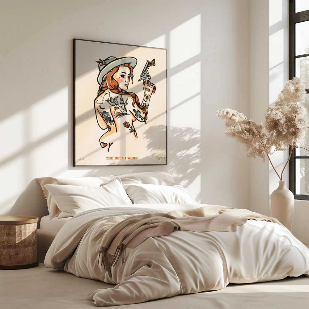 Zum Teufel, ich werde nicht drucken 16x20 | Poster