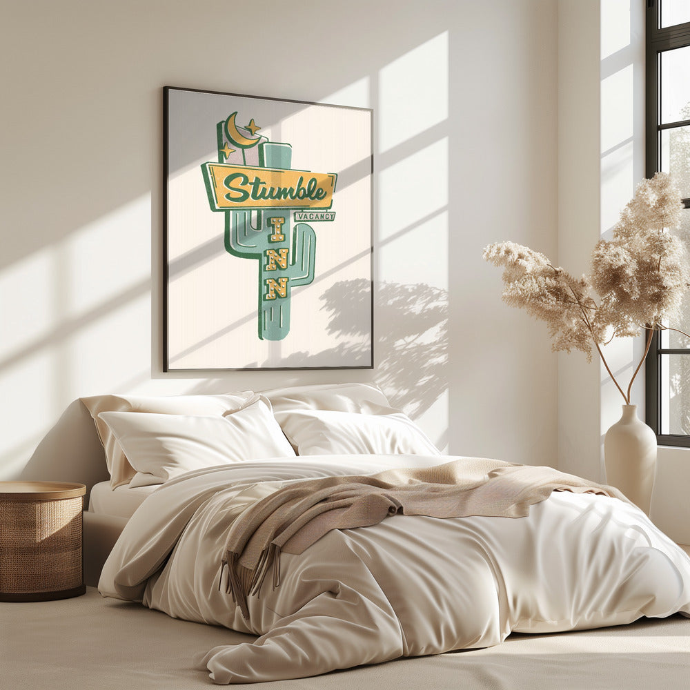 Stumble Inn Southwestern Roadside Motel Kunst | Poster