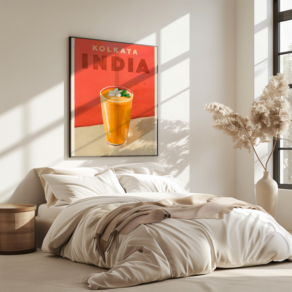 Travel Poster Cocktail Kolkata India | Poster