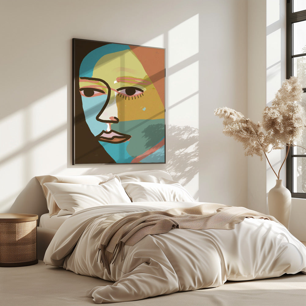 Abstraktes Gesicht | Poster