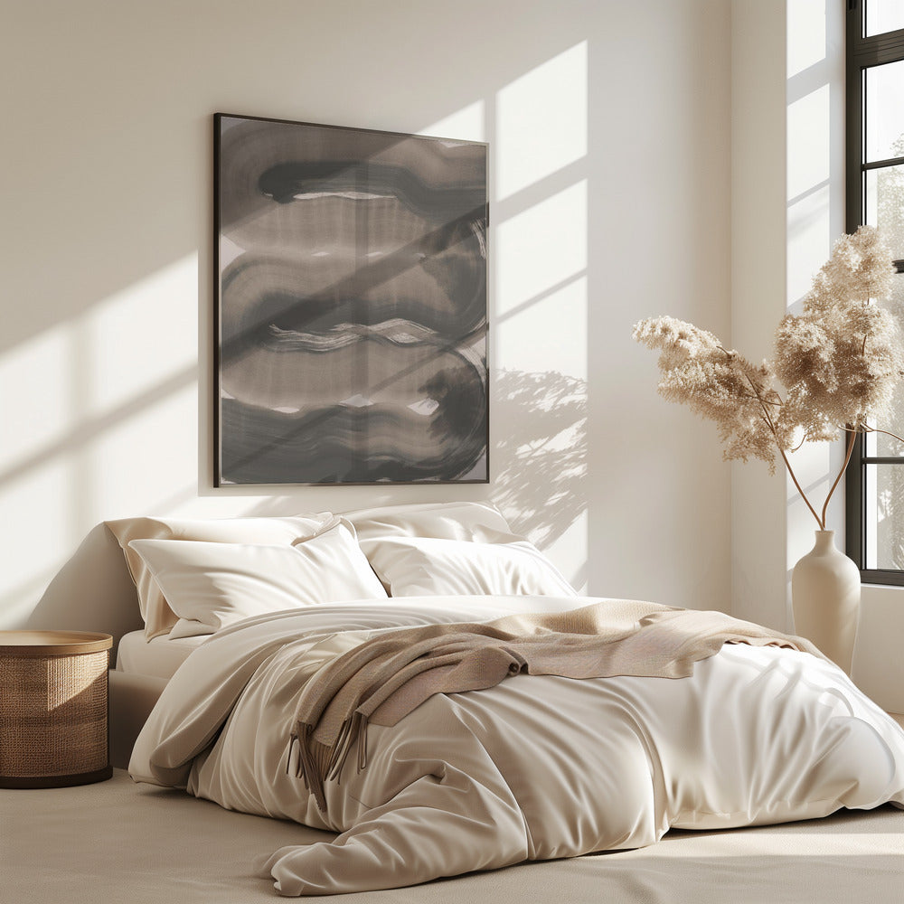 Abstract Brush Strokes 163X | Poster