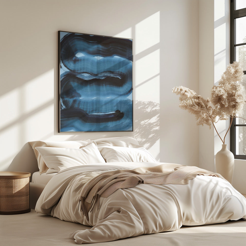 Abstrakte Pinselstriche 163 | Poster