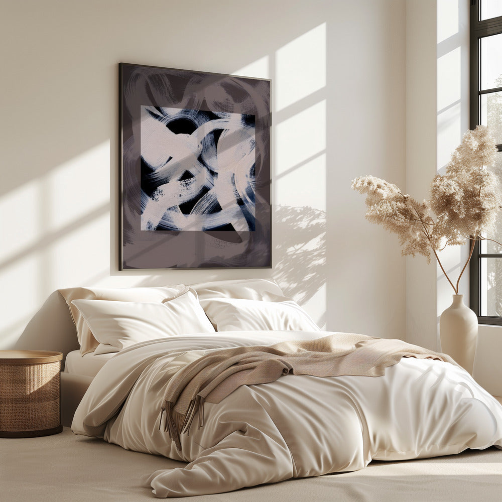 Abstract Brush Strokes 164X | Poster