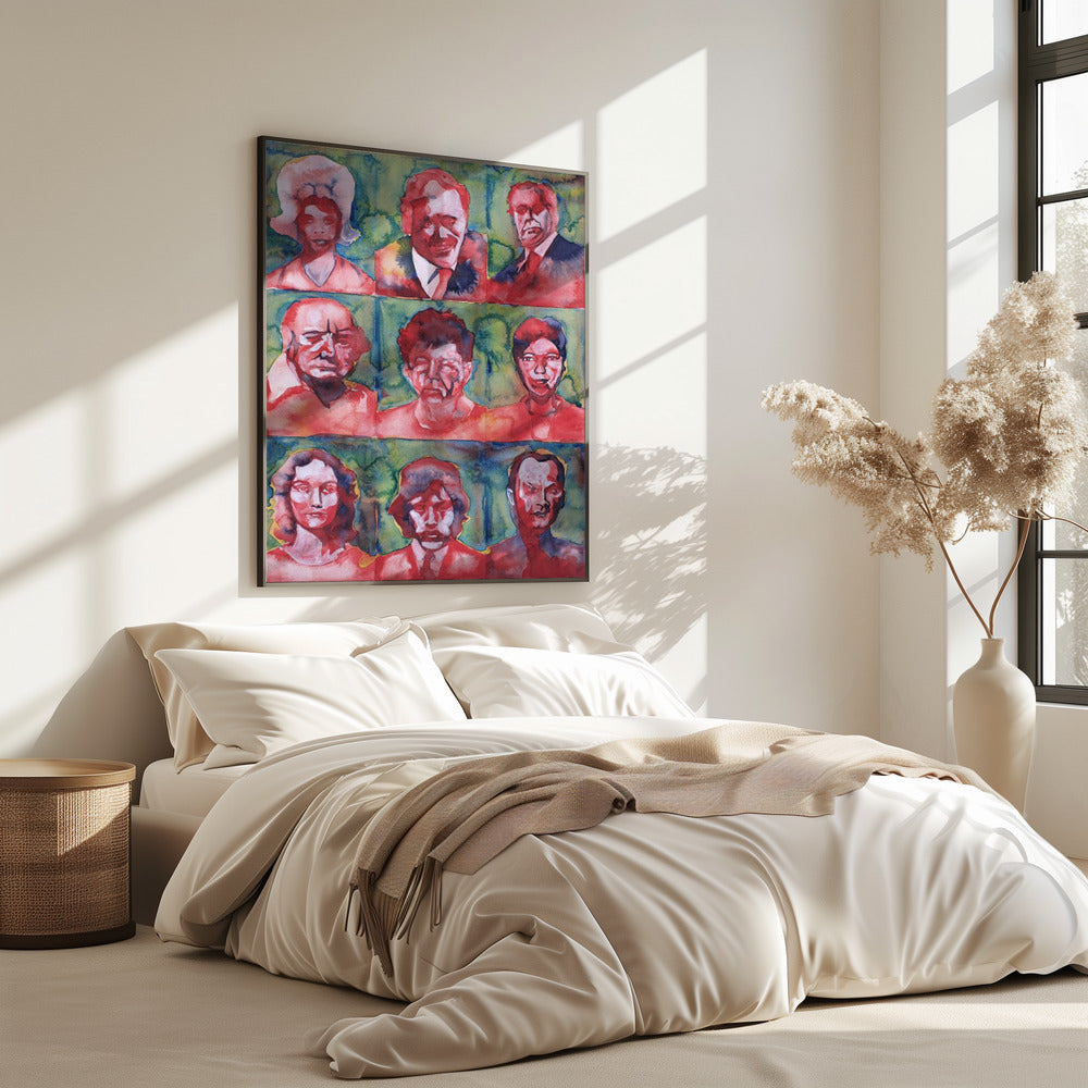 Headshot Grid No. 3 | Poster
