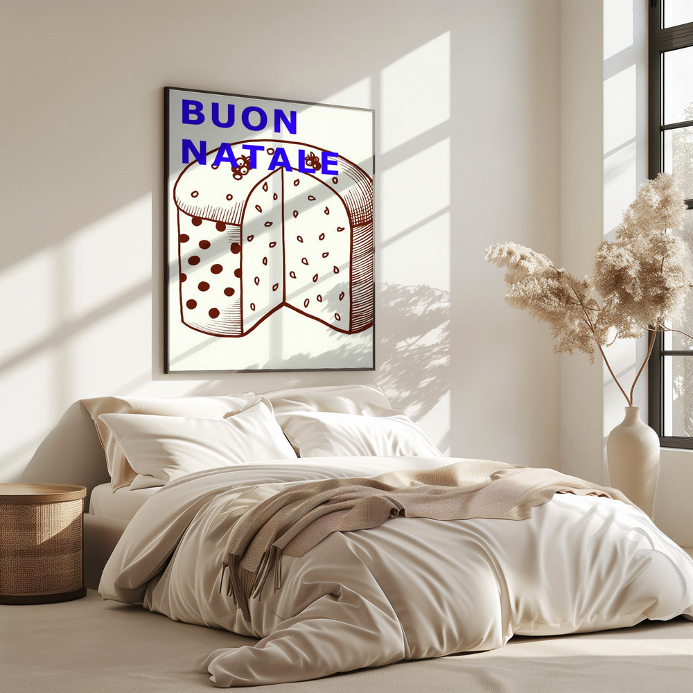 Schleifen und Kugeln: Buon Natale | Poster