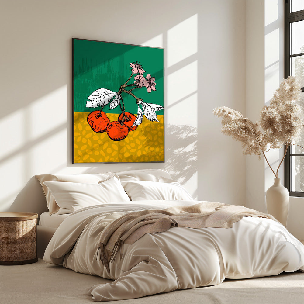 Super Fruits – Kirsche für Leidenschaft und Liebe | Poster